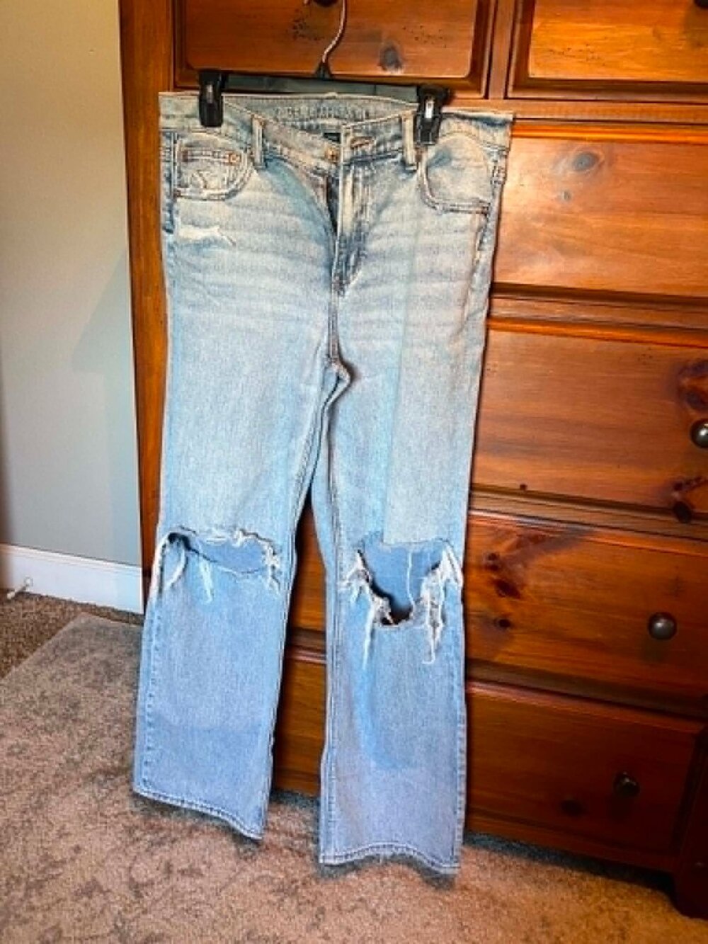 American Eagle Stovepipe Jeans 10 Long